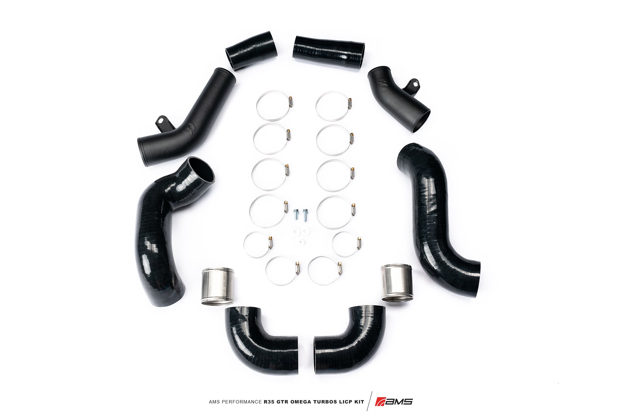 Mr. Pip R35 AMS Performance - Nissan R35 GTR OMEGA Turbo Kit Lower Intercooler Pip ...