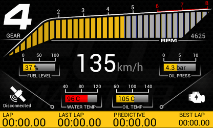 EcuMaster Advanced Display Unit 5"