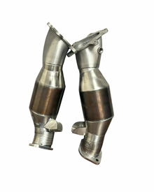 Nissan GT-R R35 RSC Highflow Downpipes mit 200CPI EUR 6 Katalysatoren